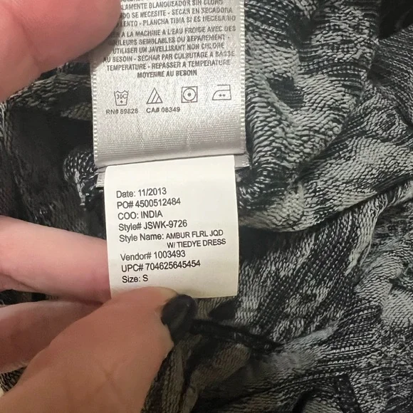 NWT - Jessica Simpson Floral Sundress - Black and Cream - Size Small - Picture 13 of 13